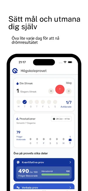 Högskoleprovet: vägen till 2.0 Screenshot 2