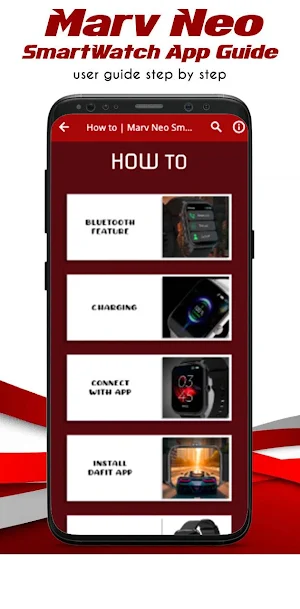 Marv Neo SmartWatch App Guide Screenshot 0