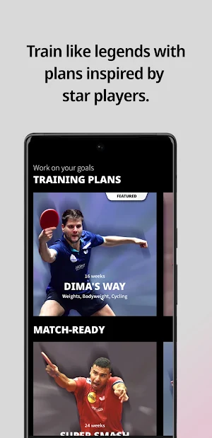 Butterfly Table Tennis Fitness Screenshot 1