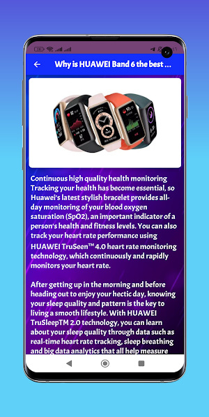 huawei band 6 guide Screenshot 1