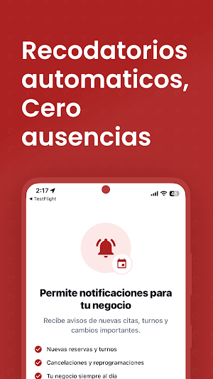 Turnera para negocios Screenshot 3