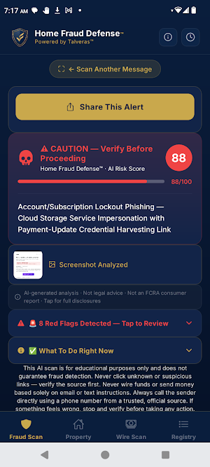 Home Fraud Defense Screenshot 1