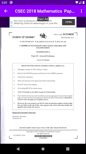 CXC Study Bank: CSEC and CAPE past papers Screenshot 2