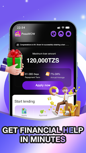 PesaWOW: Instant Mobile Loans Screenshot 0