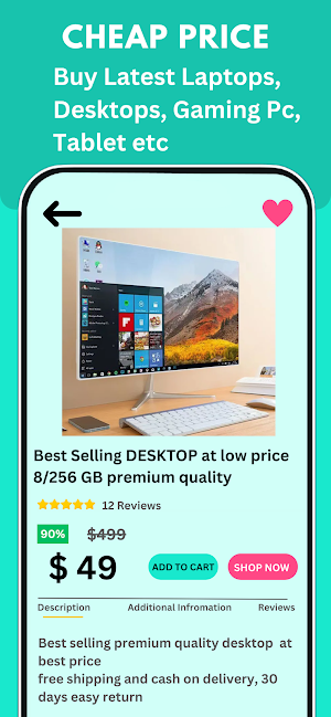 Laptop Online Shopping App Screenshot 3