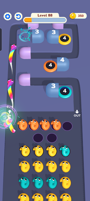 Sliding Snakes! Screenshot 2