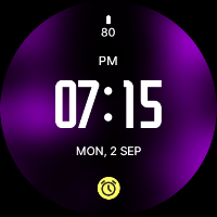 Purple Elegant Pro Watch Face