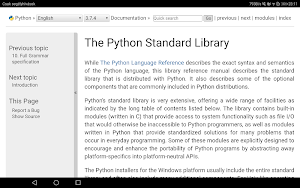Python 3.7.4 Offline Docs - Android version Screenshot 3