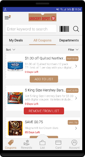 Grocery Depot MS Screenshot 2