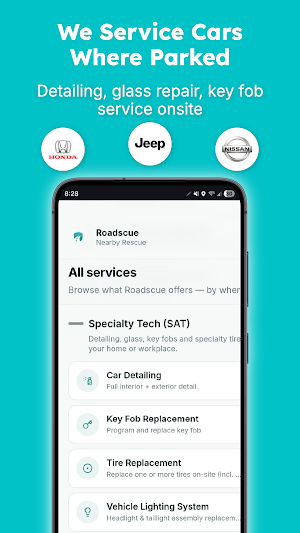 Roadscue - Nearby Rescue Screenshot 1