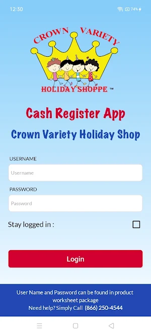 Crown Variety Cash Register Screenshot 0