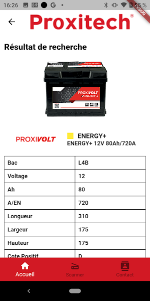 Proxitech batteries Screenshot 3