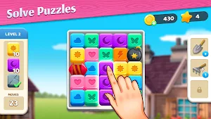 City Escape: Renovate Home and Garden Blast Story Screenshot 1