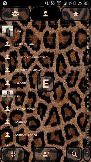 Theme for ExDialer Leopard Screenshot 3