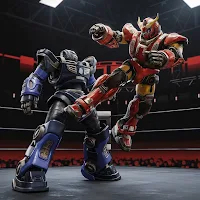 Robot Fighting Wrestling Ring