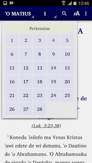Alkitab Tabaru Screenshot 2