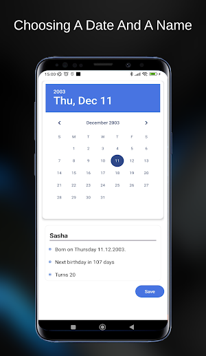 Dele Birthday Reminder Screenshot 2