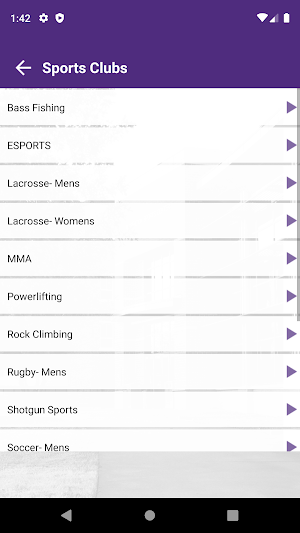 Tarleton Campus Recreation Screenshot 3
