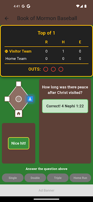 Book of Mormon Baseball Screenshot 2