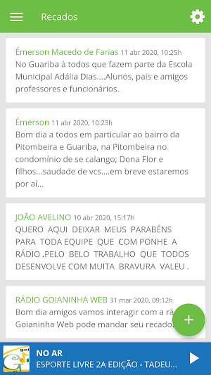 Radio Goianinha Web Screenshot 3