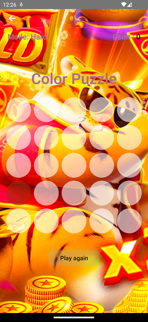 Tiger Color Puzzle Game Screenshot 1