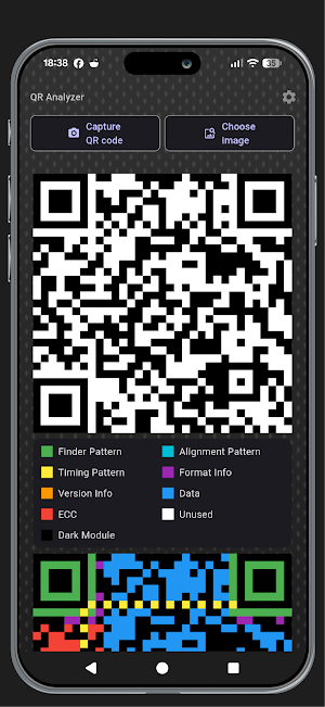 QR Analyzer Screenshot 1