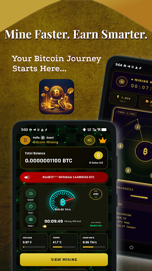 BTC Mining Cloud Bitcoin Miner Screenshot 0