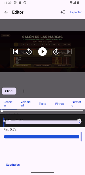Clip IA: Video Editor Screenshot 2