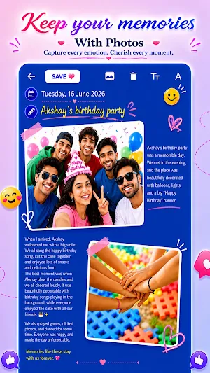 Daily Journal: Diary with lock Screenshot 3