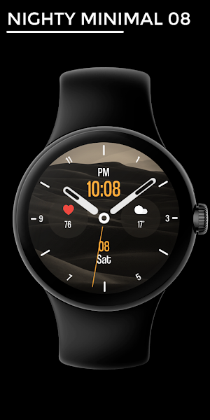 Nighty Minimal 08 - watch face Screenshot 0