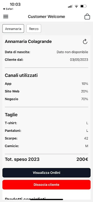 Customer Welcome Screenshot 2