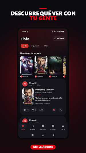 Me La Apunto: movies & TV Screenshot 0