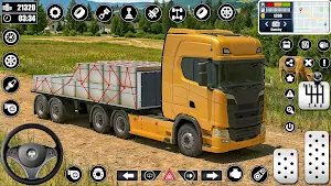 Heavy Truck Driving Cargo Game Screenshot 1
