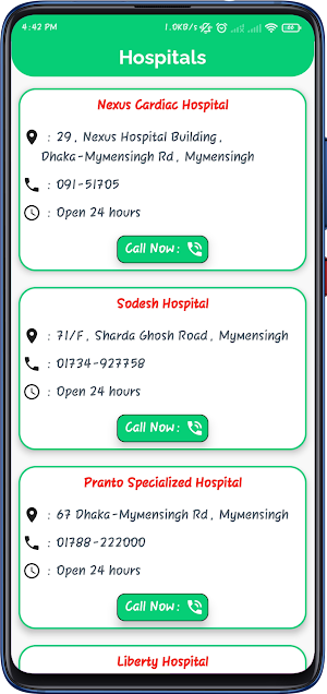 Mymensingh Helpline Screenshot 1