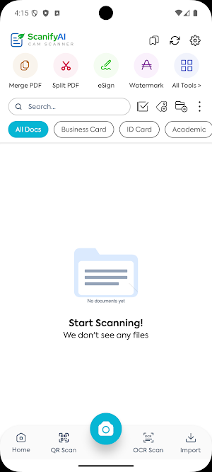 CamScan PDF QR OCR Tanpa Iklan Screenshot 1