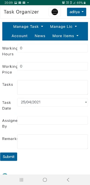 Task Organizer, To-do list app Screenshot 3