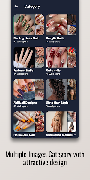 Earthy Hues Nail Polish Design Screenshot 1