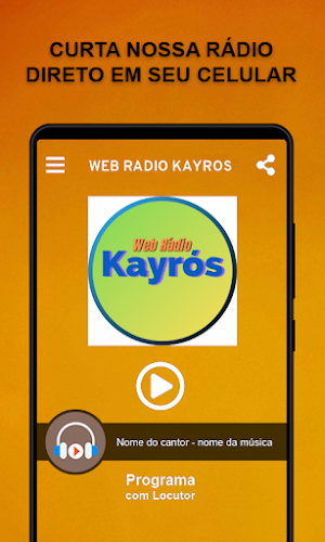 Web Rádio Kayrós Screenshot 0