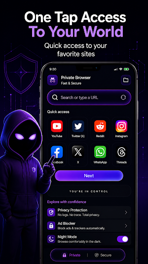 Trust Browser: Fast Downloader Screenshot 0