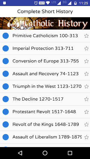 Catholic History Audio Collection Screenshot 1