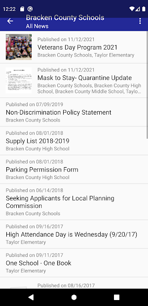 Bracken County Schools Screenshot 2