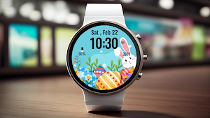 Easter Bunny Watch Face Screenshot 0