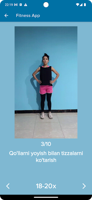 4-haftalik Fitnes mashqlar Screenshot 3