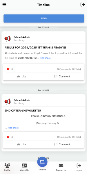 ROYAL CROWN SCHOOL Screenshot 0