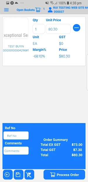 Sales App Screenshot 3