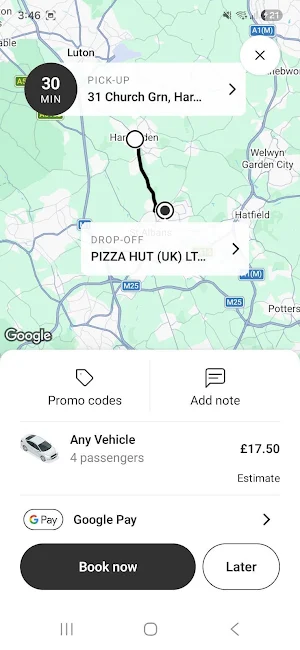 Lea Valley Taxis Screenshot 2