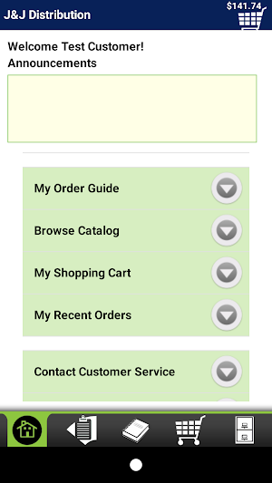 J&J Distribution Checkout Screenshot 0