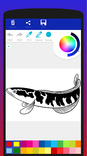 Snakehead Fish Coloring Book Screenshot 3