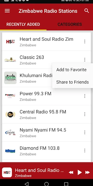 Zimbabwe Radio Stations Screenshot 1