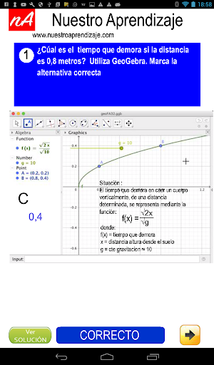 Aplican modelo raíz cuadrada en solución  problema Screenshot 3